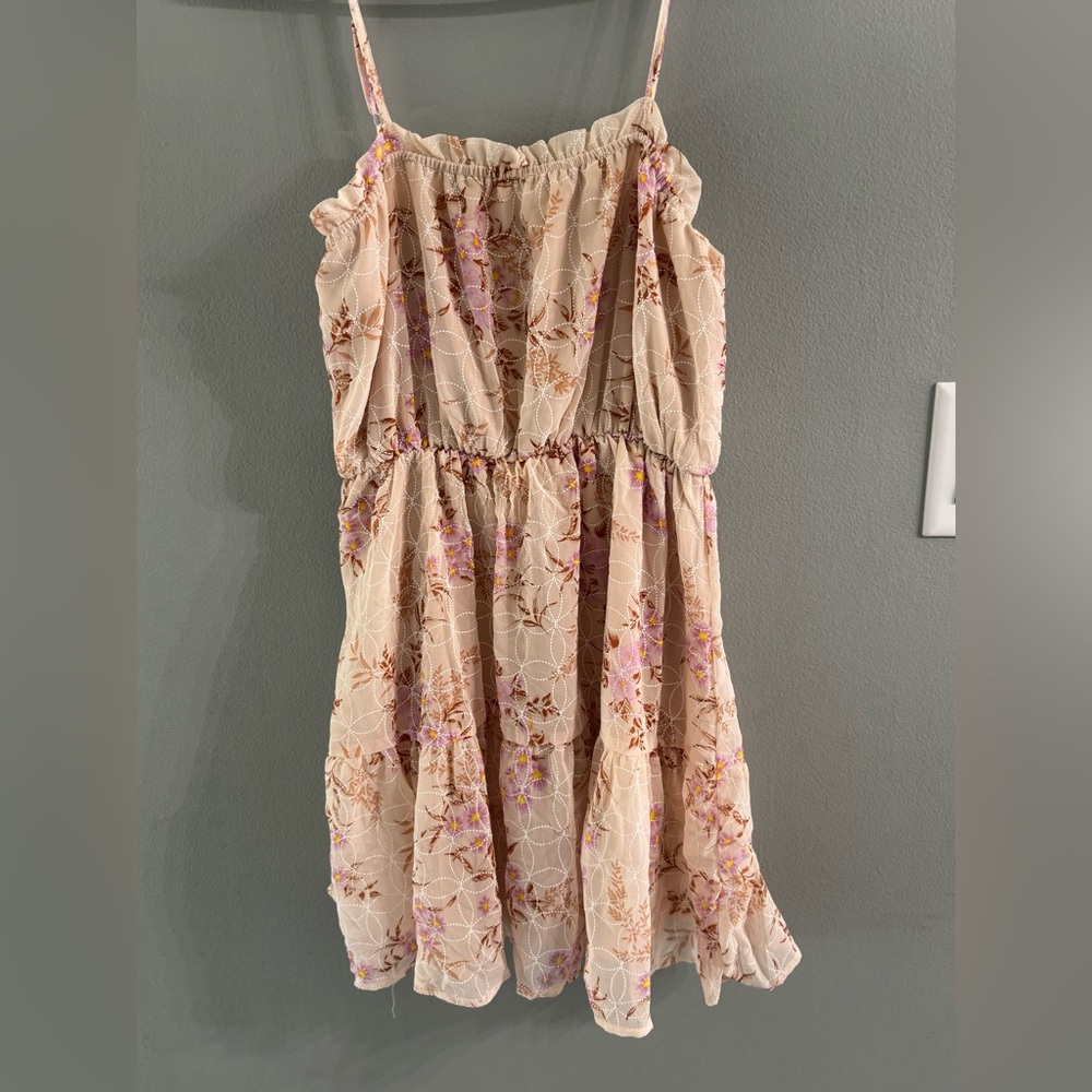 Liberty Love Pink and Cream Floral Dress
